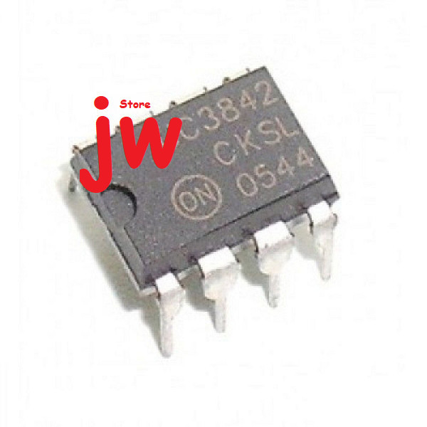 JW-S UC3842 UC3843 UC3845 UC3842A UC3843A UC3845A UC DIP-8 Komponen Elektronik - UC3842 DIP-8