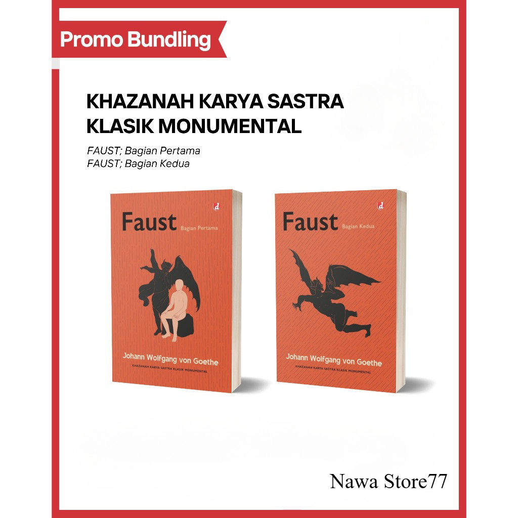 [ORI] Paket Buku Faust - Johann Wolfgang von Goethe