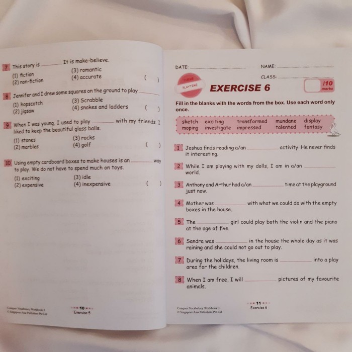 

Conquer Vocabulary For Primary Levels Workbook 3