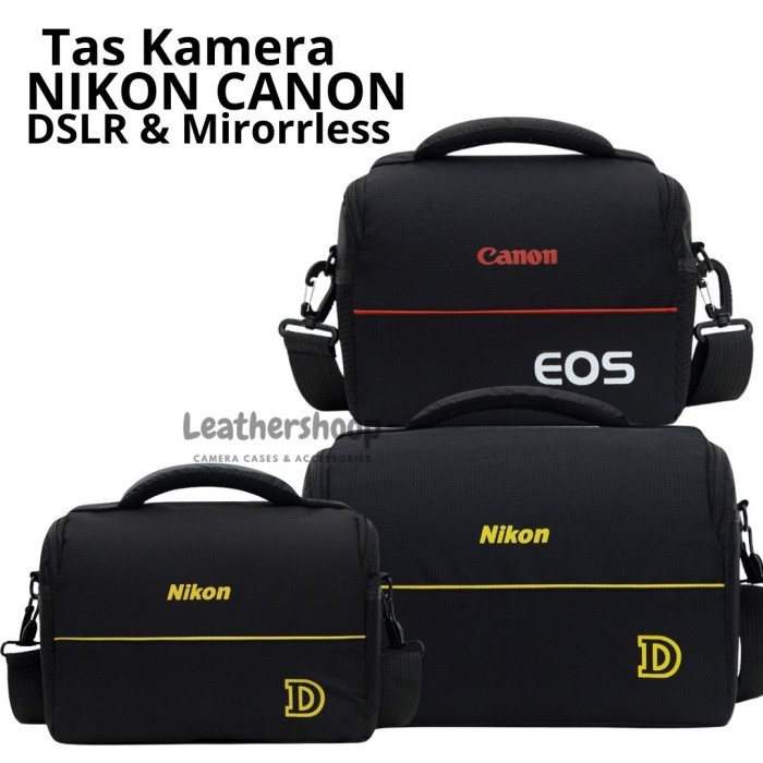 Tas Kamera for Canon & Nikon DSLR Mirorrless Full Busa - Nikon Kecil