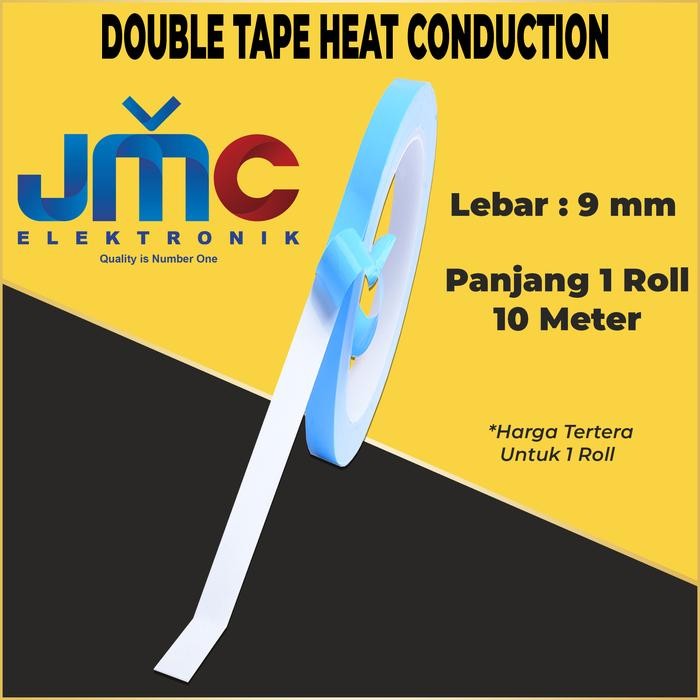 

CT99 DOUBLE TAPE BIRU FOR BACKLIGHT, HEADSINK CHIPSET 10meter/Roll 9-13 - 9mm-10meter