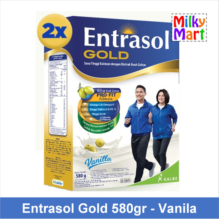 

Entrasol Gold Vanila 600gr - 580G