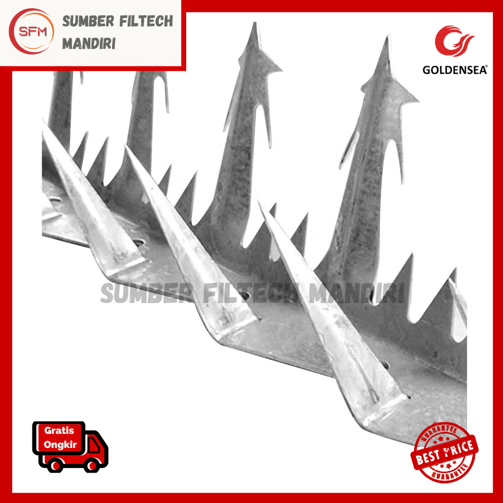 Kawat Wall Spike (2mm) Anti Maling Panjat Tembok Kawat Duri (Large)