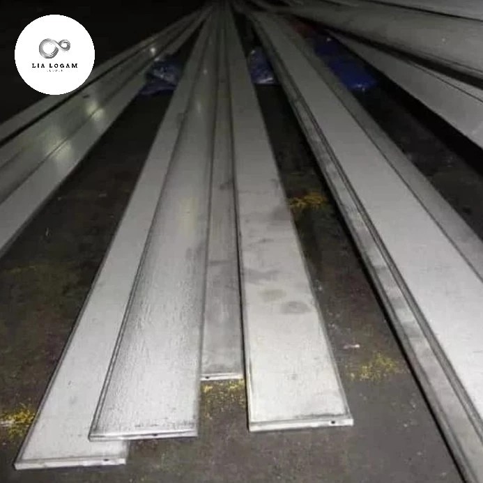 plat strip stainless steel 304 5mm x 25mm x 500mm - strip stainless