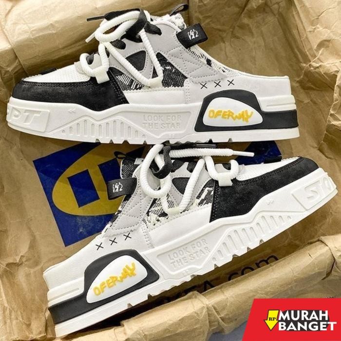 sepatu sneakers pria brand lokal BOSINDO Sepatu K51 Slip-on Pria Wanita Casual Sneakers Kekinian Fas