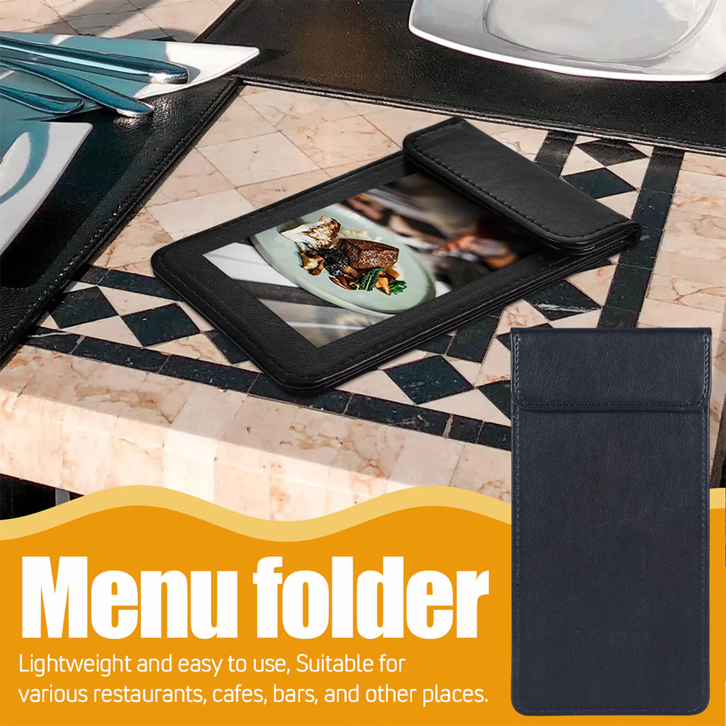 

Magnetik Bill Holder Restaurant 10*20cm Bill Folder Hotel Bahan PU
