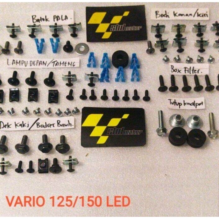 baut full body honda vario led 125/150 /baut body full set honda vario