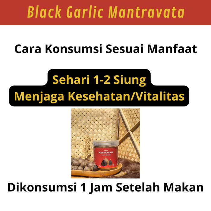 

Promo Black Garlic Tunggal Mantravata 250g Bawang Hitam Lanang Kualitas Premium - 75 Gr terlaris