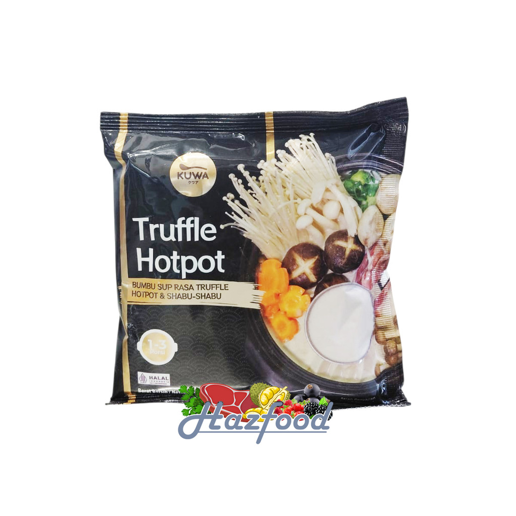 

Kuwa Truffle Hotpot / Bumbu Sup Hotpot - Shabu Shabu Rasa Truffle 100 gram 1-3 Porsi