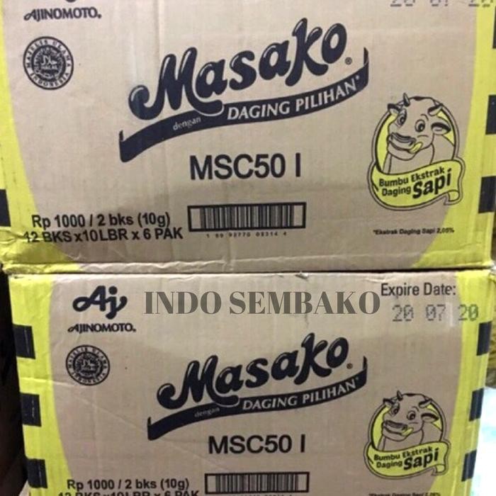 

Masako Ayam Dus / Masako Sapi Dus / Masako Karton ( 12bks x 10lbr x 6) BAN