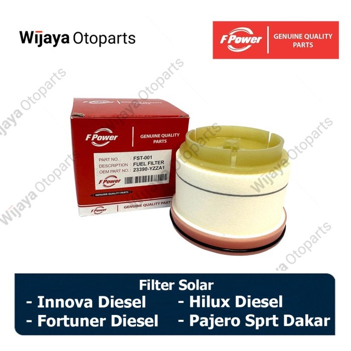 Filter Solar Innova / Fortuner / Hilux Diesel F Power