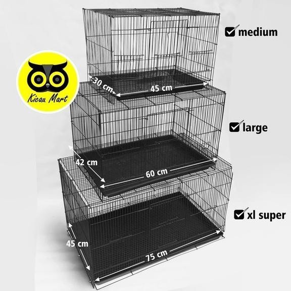 Kandang Hewan Sangkar Umbaran Kandang Burung Ternak Lovebird Kenari Parkit Finch Kandang Kucing Tupa