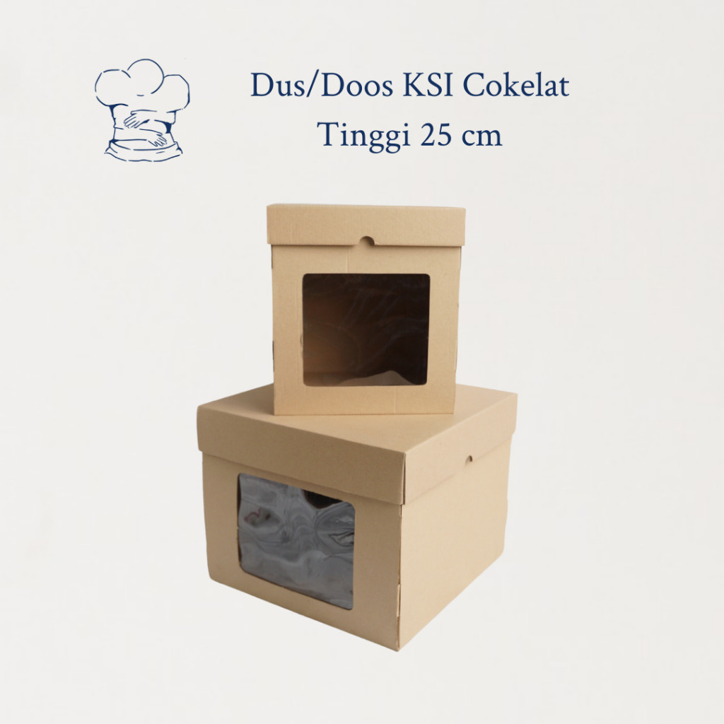 

Dus KSI Cokelat Tinggi 25cm (Uk. 22/25/30cm, Satuan)