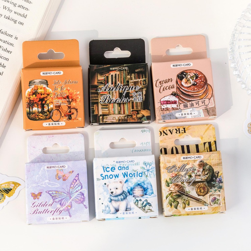 

Sticker Pack 46 Lembar SCRAPBOOK JOURNAL DAILY STICKERS GWIYEO Aesthetic Scrapbook Planner Stiker