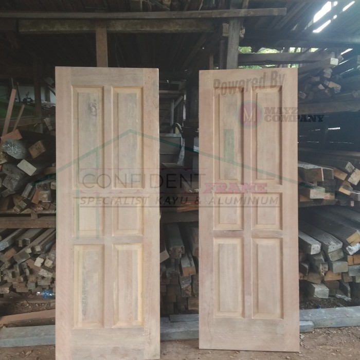 Daun Pintu Kamper/Pintu Kayu Panel Klasik/Pintu Kamar