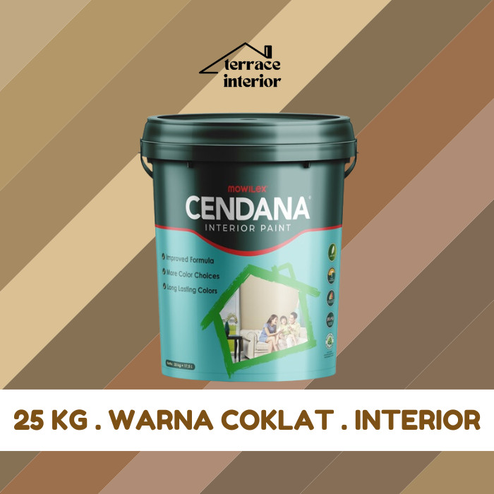 Cat Tembok Mowilex Cendana Interior Warna Coklat 25kg