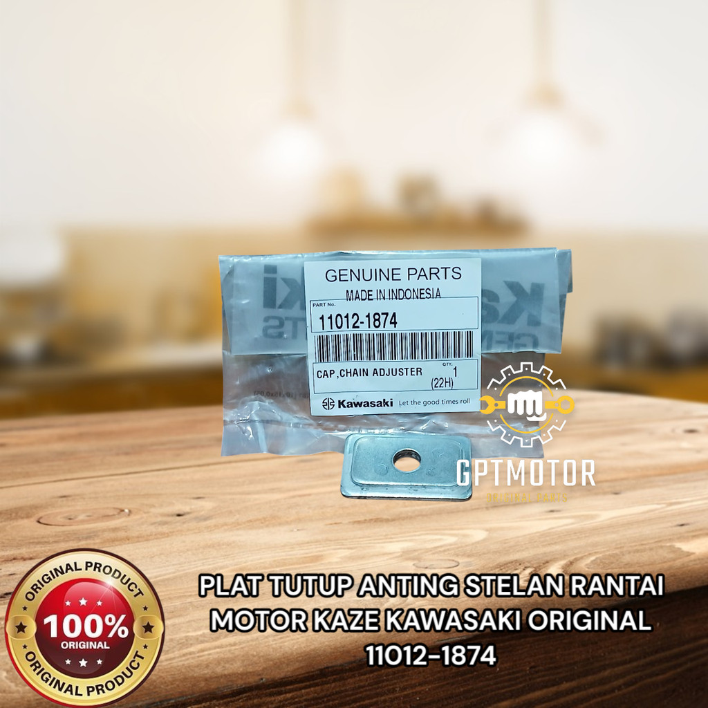 PLAT TUTUP ANTING STELAN RANTAI MOTOR KAZE KAWASAKI  11012-1874