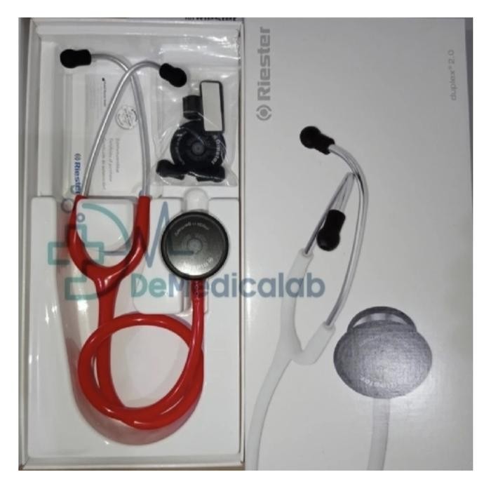 Stethoscope Riester Duplex 2.0 Germany / Stetoskop Dewasa Adult - Merah