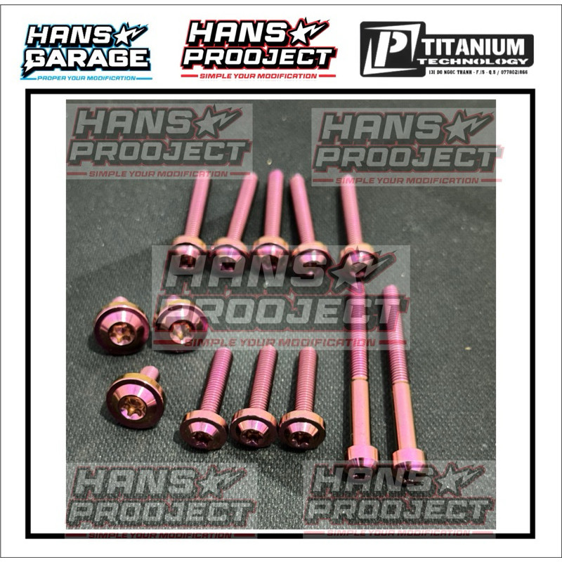 Baut Titanium Set CVT Vario Beat Scoopy