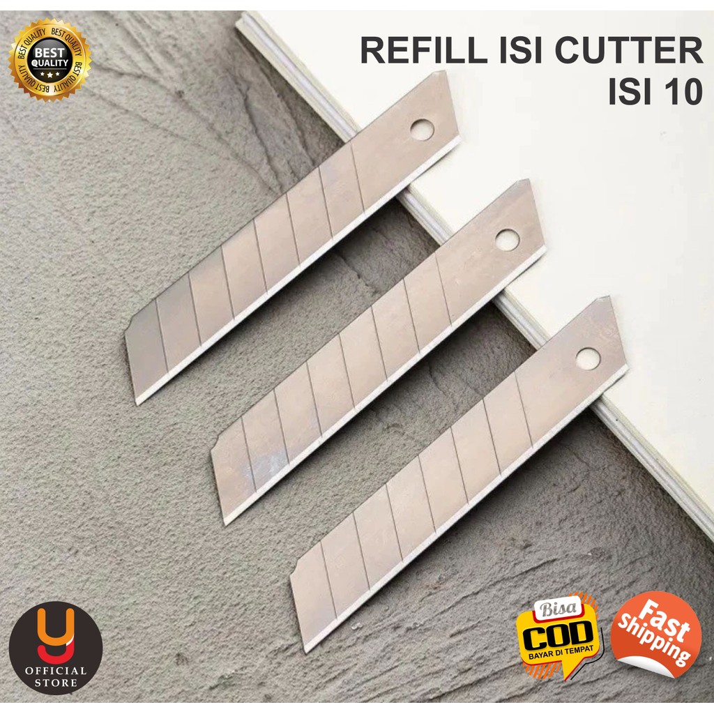 

Isi Cutter Refill Mata Cuter Besar L150 L-150 isi 10 pcs