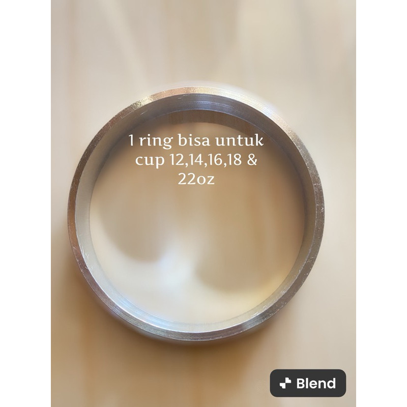 Ring Cup Sealer Lingkaran Tambahan Mesin Press Gelas 12 14 16 18 22 oz Semua Jenis Ukuran Gelas Besa