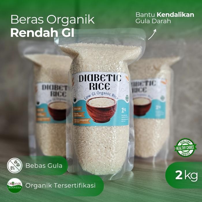 

Beras Kallo kemasan 2kg | Beras Organik Diabet | Beras Rendah GI