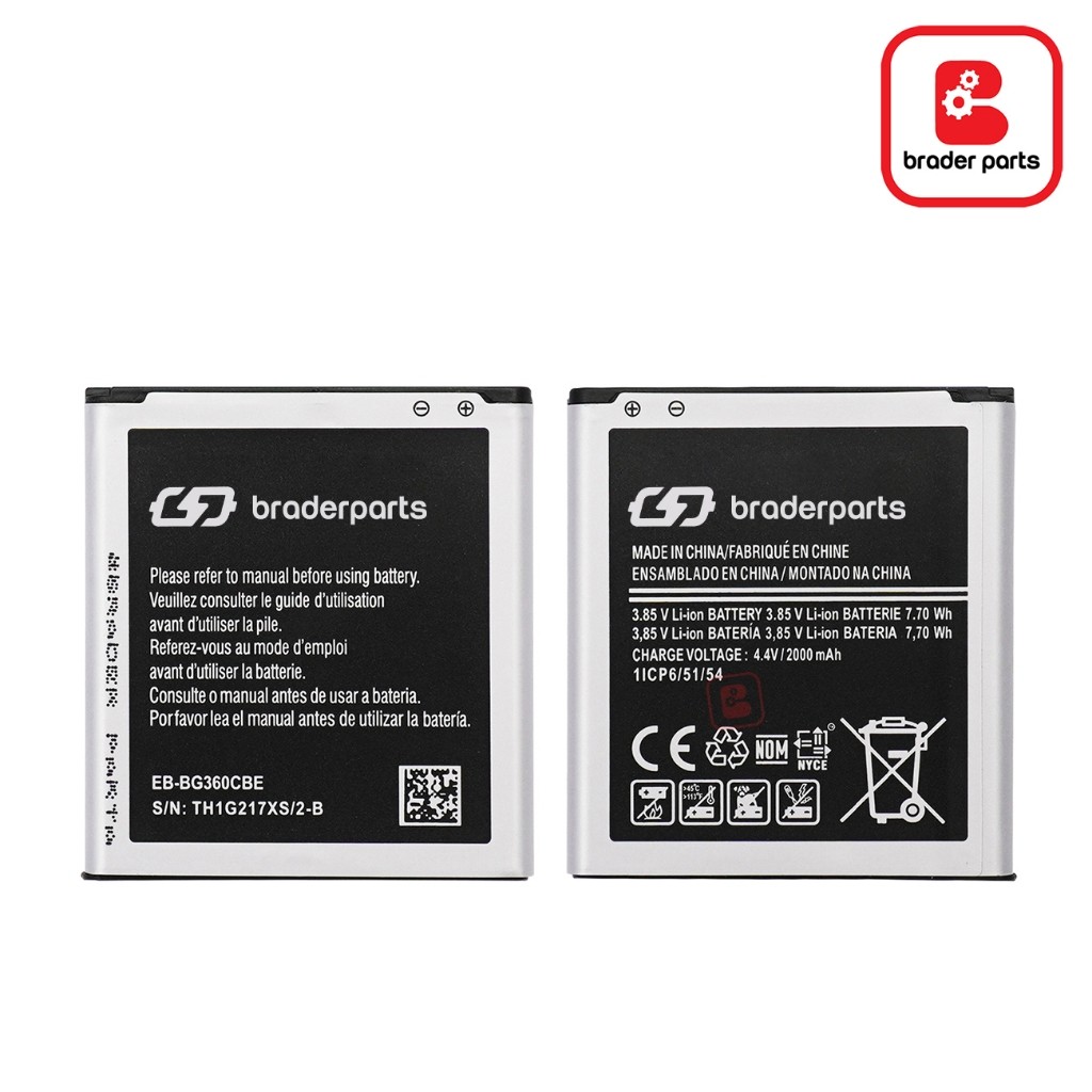 BATERAI SAMSUNG J2 2015/Core Prime EB-BG360CBE ORIGINAL BRADERPARTS
