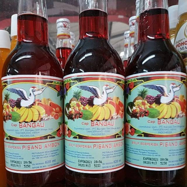 

Sirup BANGAU pisang ambon 620 ml