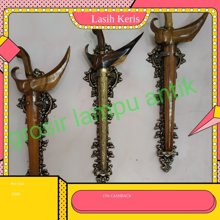 blawong tempat keris tempel ukir antik Antik KRS11