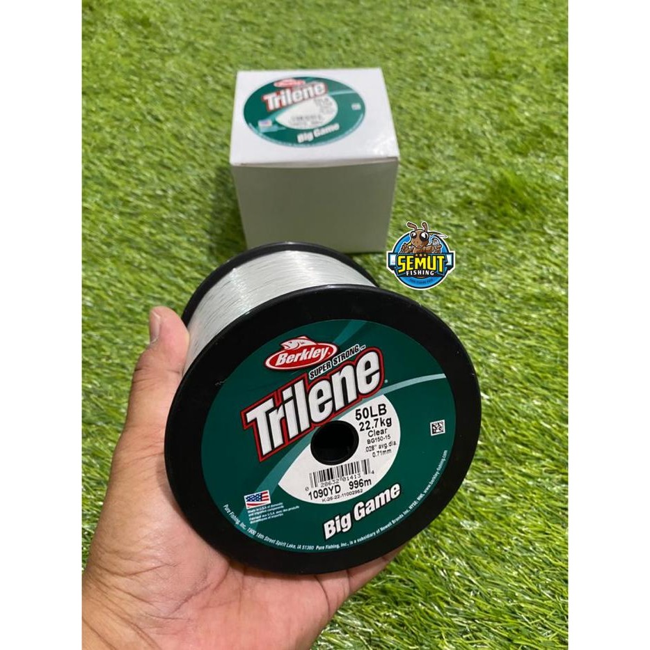 SENAR BERKLEY TRILENE BIG GAME CLEAR SMALL BULK SPOOL - 50LB 0.71mm