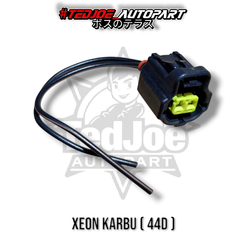 Soket Sensor EOT Xeon Karbu Old 44D | Soket Sensor Suhu Panas Mesin Radiator | Kabel Soket ECT EOT X