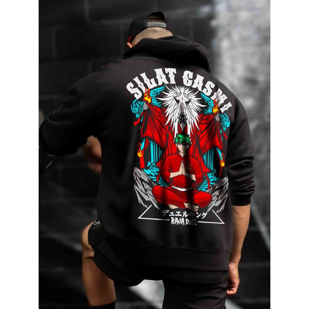 JAKET HOODIE PAGAR NUSA GASMI Fighter Terbaru - Sablon Premium Kaos Distro Pencak Dor Lirboyo
