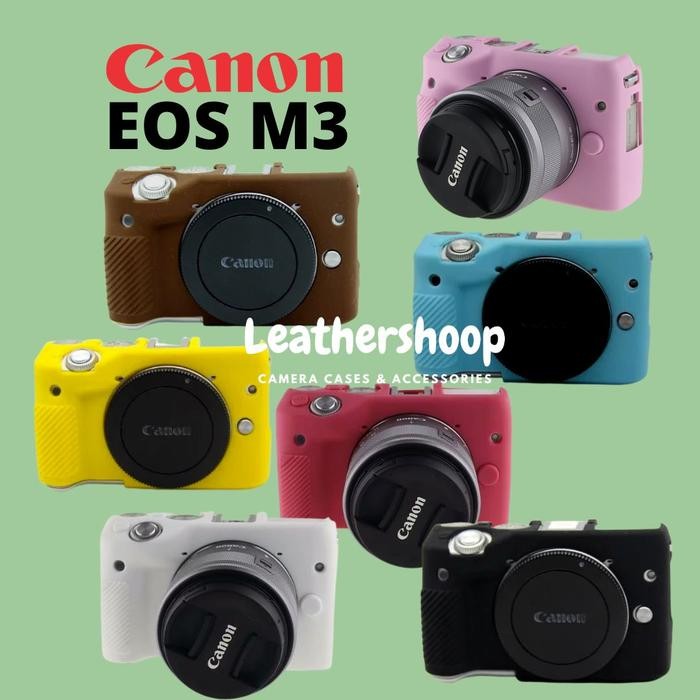 Cover Canon Eos M3 Soft case - Yellow