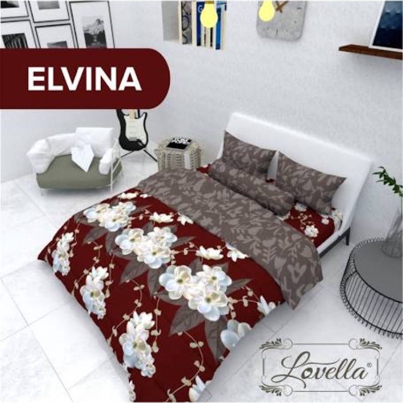 CUANSALE MR.GROUP - SPREI LOVELLA ORIGINAL / SPREI MODERN MOTIF BUNGA DAN MINIMALIS UK.180x200 TERMU