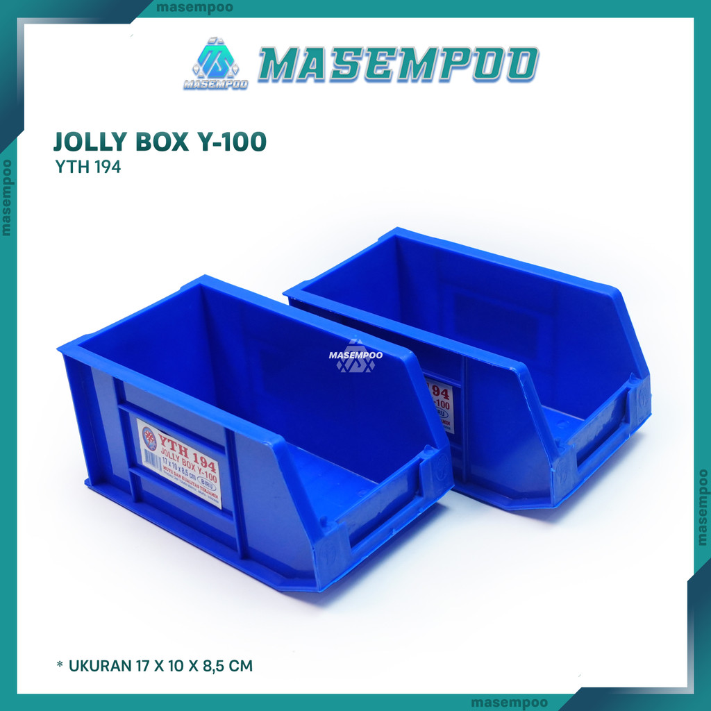 

Box Organizer Jolly YTH 194 Tempat Sekrup Baut dan Aksesori Rak Plastik Susun Jolly Y 100