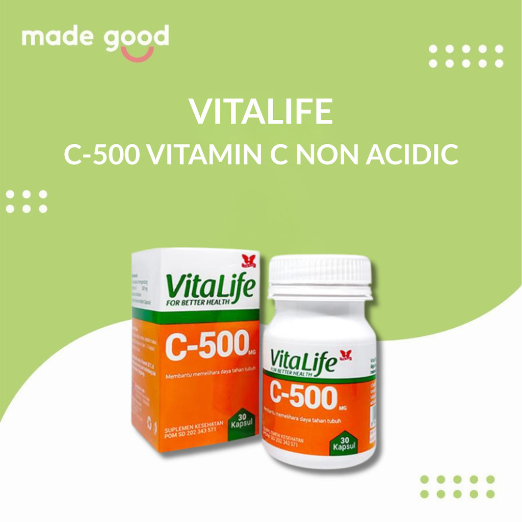 Vitalife Vitamin C 500 30 Kapsul