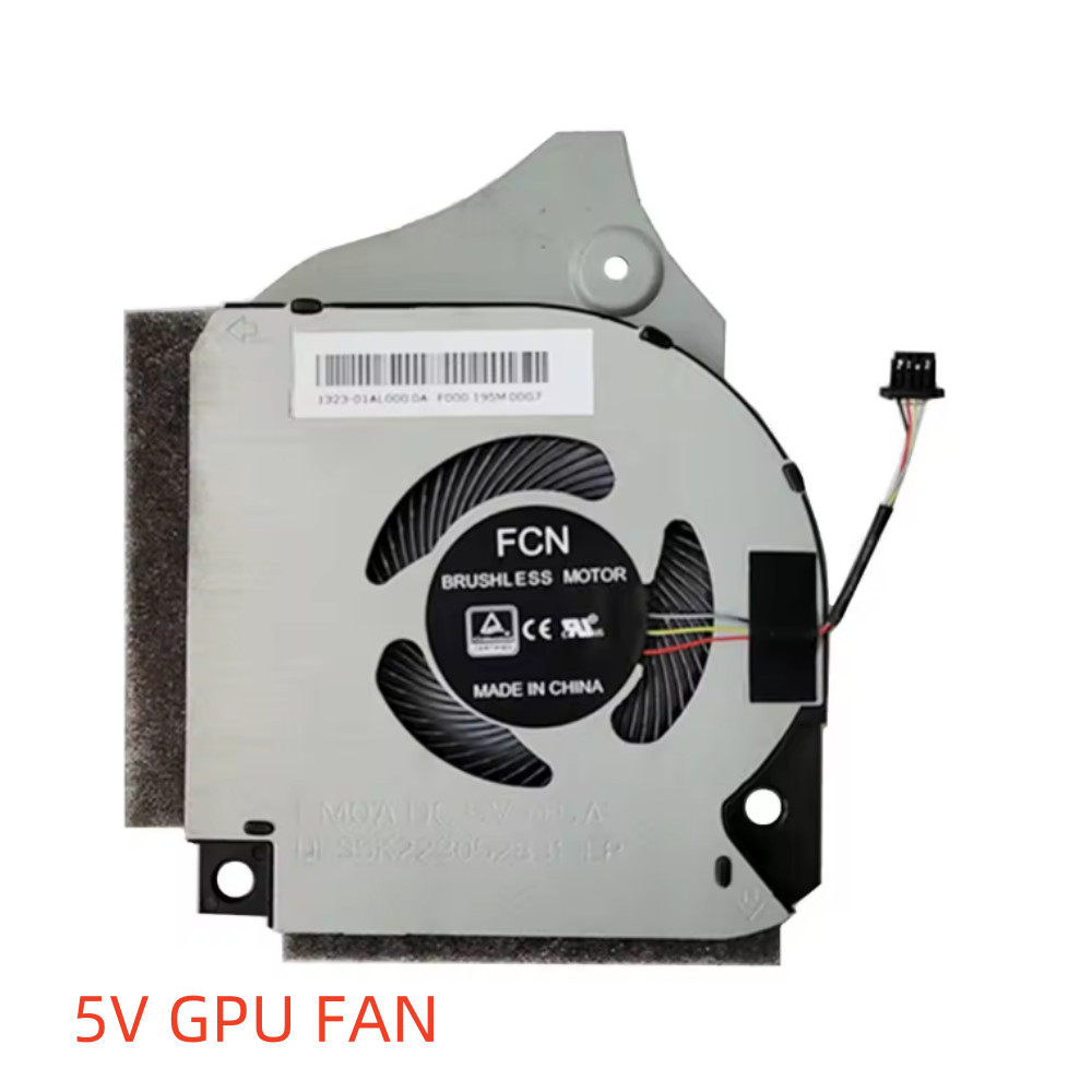 5V Laptop CPU GPU Cooling Fans for DELL INSPIRON G5-5590 G7-7590 G7-7790 Fan GTX1650 Cooler Radiator
