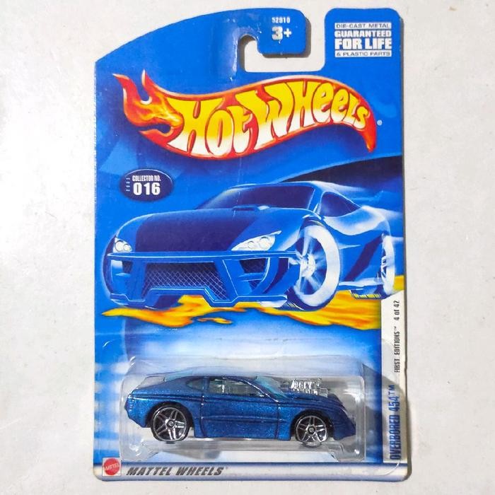 TR99 Hotwheels Hot Wheels Overbored 454 biru 2001 First Editions rare