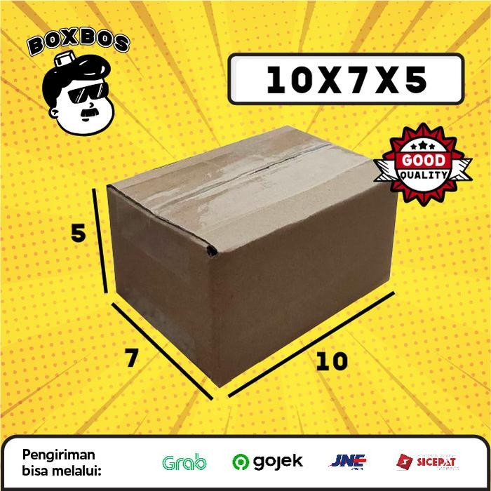 

KARDUS BOX uk 10x7x5 CM Kotak Packaging Corrugated SHEET POLOS