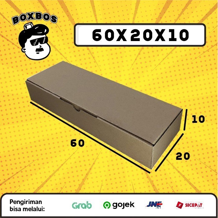 

60x20x10 CM Pizza KARDUS Corrugated Packaging Box packing Diecut