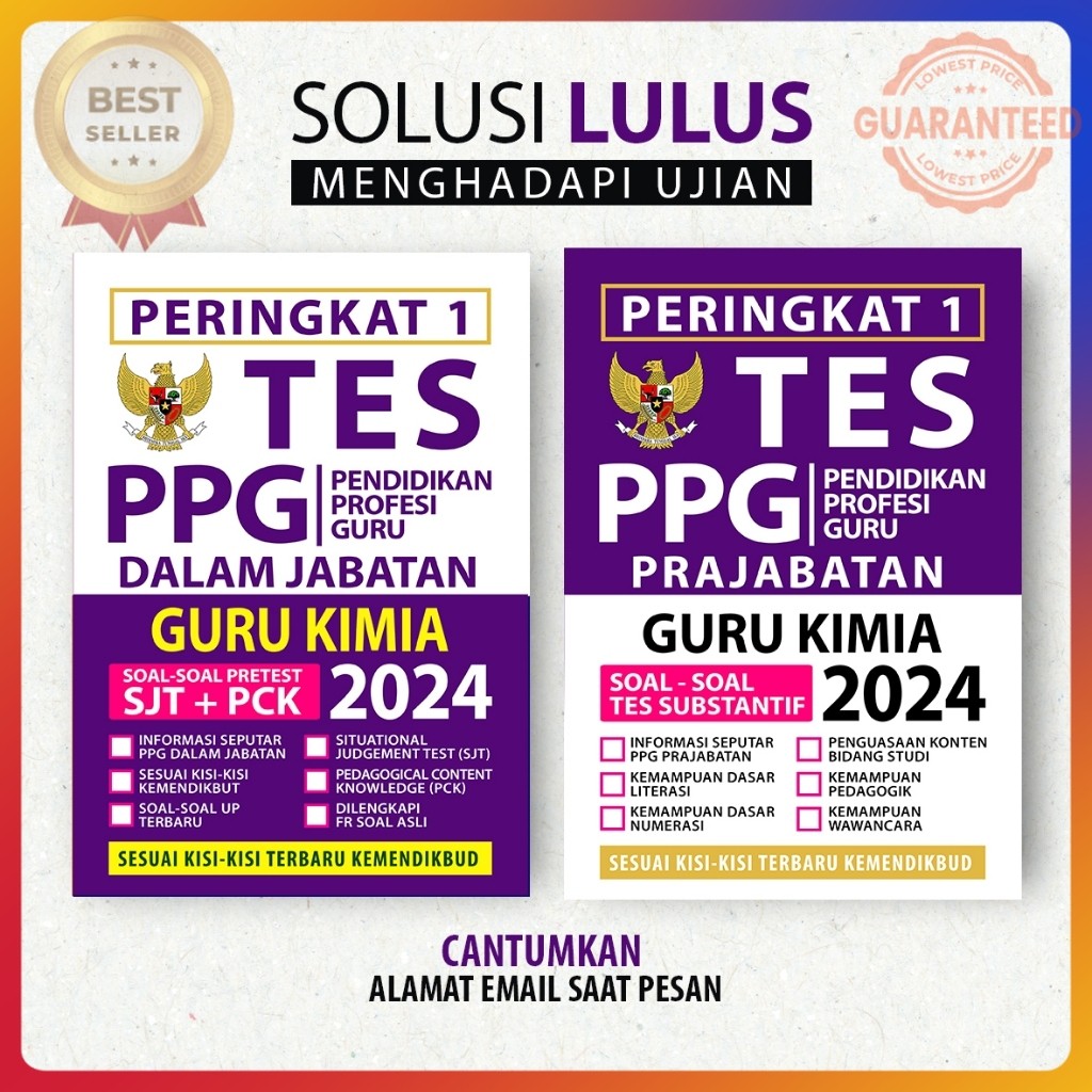 PASTI Peringkat 1 Seleksi PPG KIMIA 2024