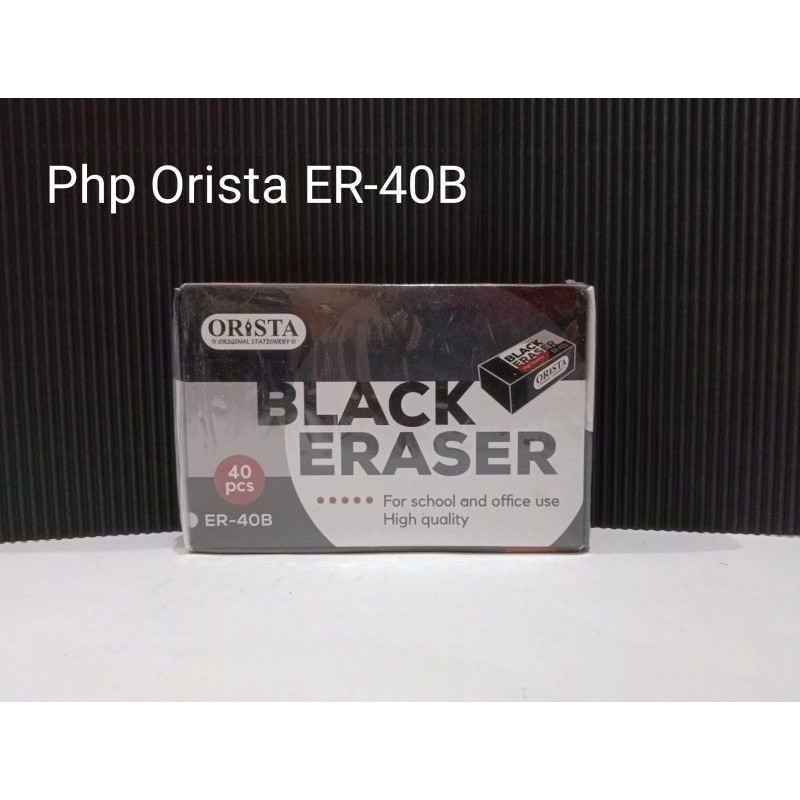 

(SN.ATK) (Pak) Penghapus Orista Hitam Kecil Er40B