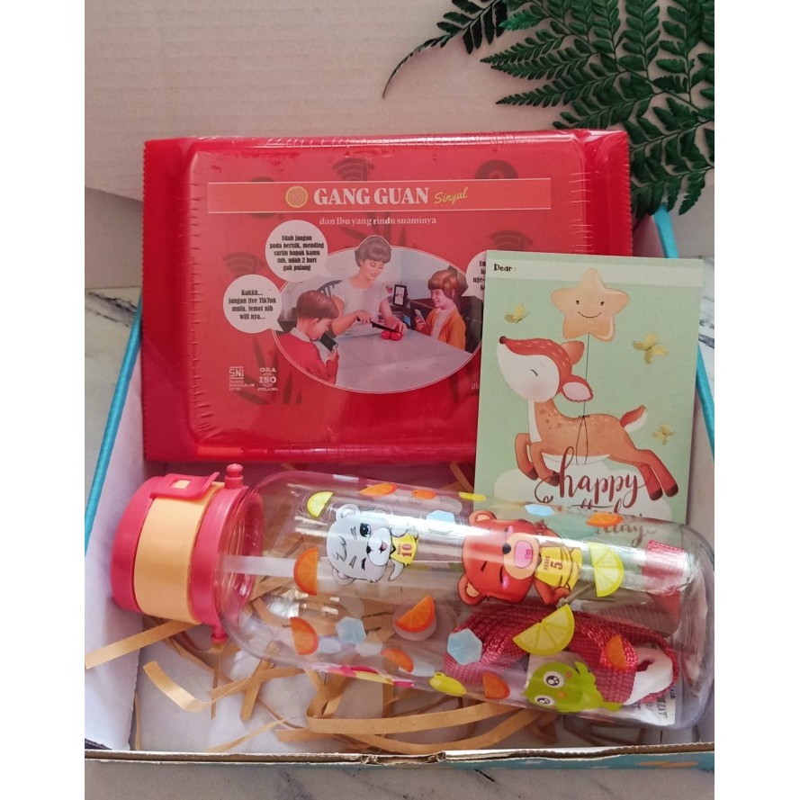 [Best Seller] Kado Ulang Tahun Anak Perempuan Laki-Laki 1-3 Tahun Hampers Ultah Anak - Merah