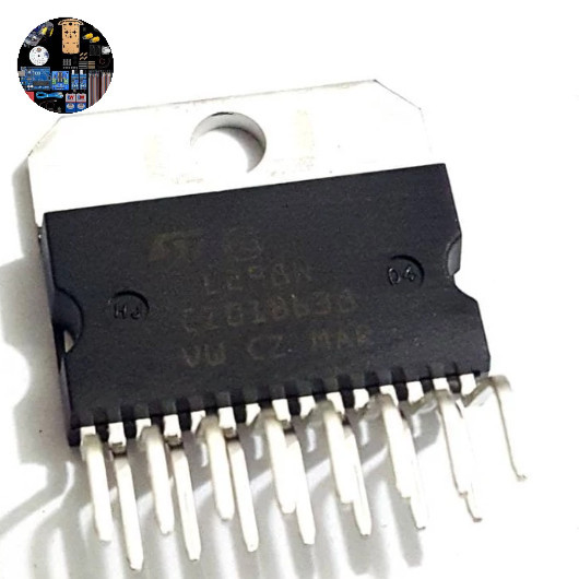 NS99 IC L298N Dual H-bridge Motor Driver dc
chip robot 2wd 4wd nodemcu esp32 esp-32 raspberry Pi etc