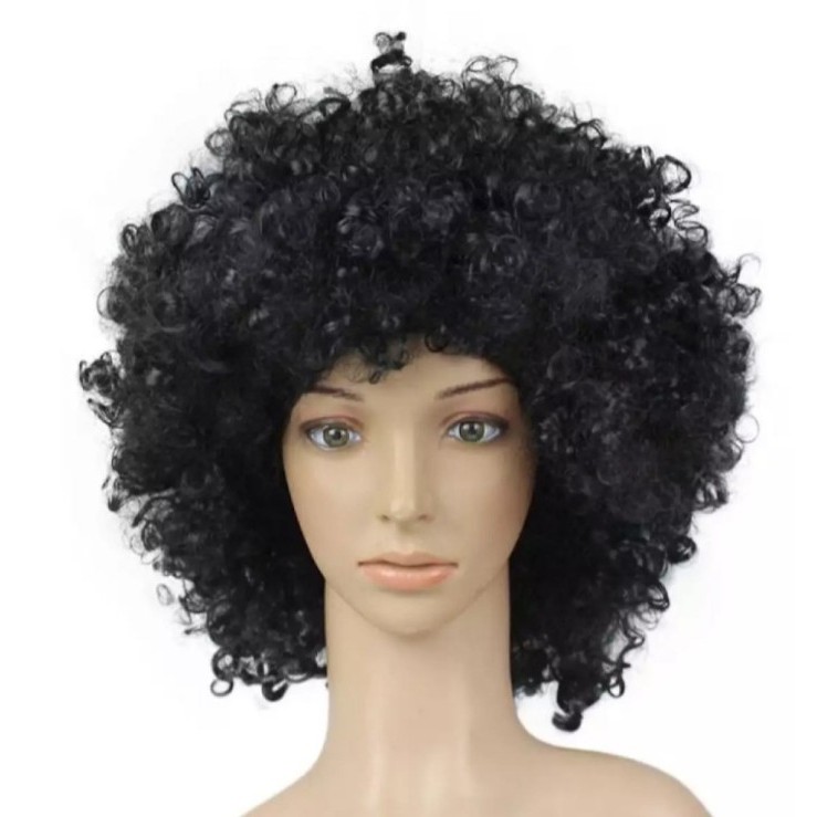 MURAH✨ - Wig rambut kribo pria / wanita wig pesta wig Halloween - Merah