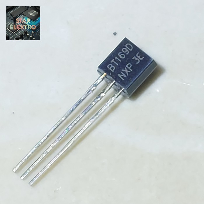 BT169D To-92 BT 169D BT169 Triac Thyristor  SCR NXP 800mA 400V Triacs Transistor WeEn - 10 pcs