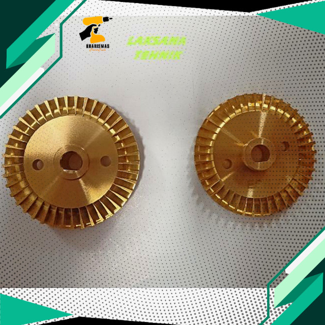 IMPELLER POMPA AIR PANASONIC GP125 / NATIONAL ESE – BAHAN KUNINGAN