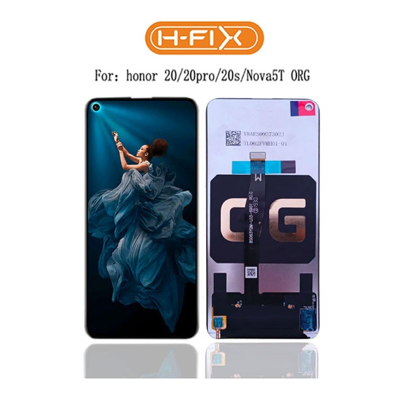 HFIX LCD TOUCHSCREEN HUAWEI NOVA 5T / HONOR 20 / 20PRO / 20S ORIGINAL FULLSET COMPLETE