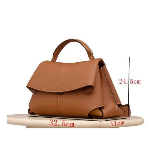 Original Counter New POLENE Mokki Collection Leather Pleated Women's Crossbody Bag Shoulder bag