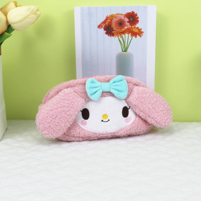 

[Collection New] TEMPAT PENSIL BONEKA MELODY CINNAMOROLL KUROMI KIRBY ATK PEREMPUAN - Melody PitaBiru